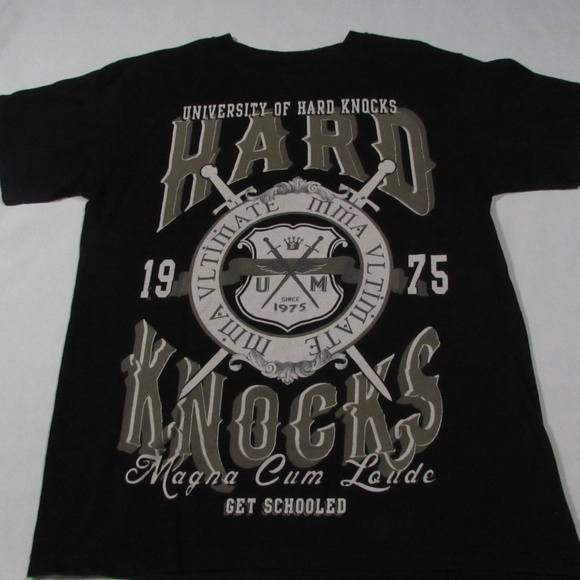 Ultimate MMA Hard Knocks Shirt Mens Size Medium - Picture 1 of 3